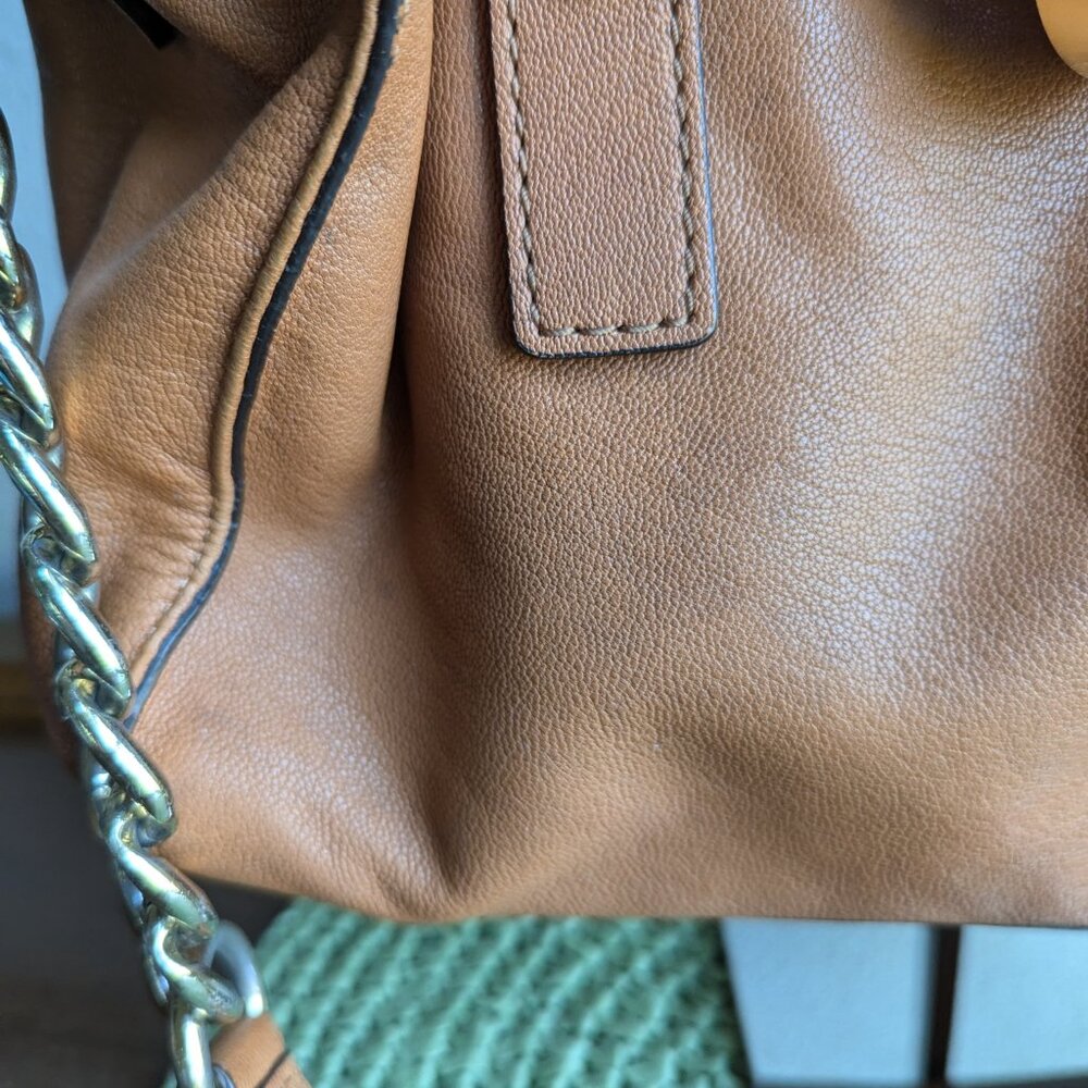 Michael Kors Hamilton East/West med Leather Satchel (brown) - Picture 5 of 7